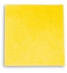 Lavette non tissé en viscose jaune