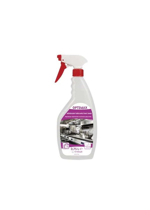 Optimax détergent désinfectant inox Optimax détergent désinfectant inox