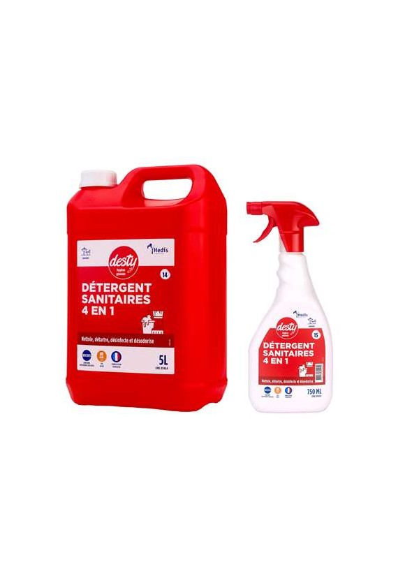 Desty détergent sanitaire 4 en 1 Desty détergent sanitaire 4 en 1